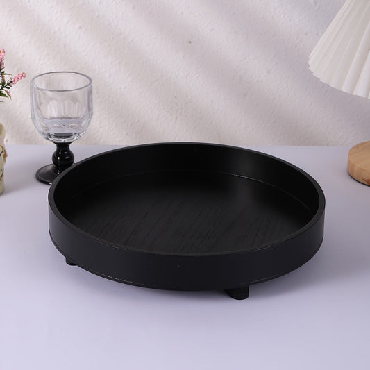 Bol en bois rond pour une organisation élégante – Parfait pour la décoration intérieure