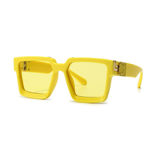 Lunettes de soleil carrées teintées aux normes modernes