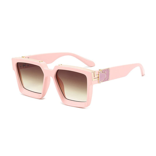 Lunettes de soleil carrées teintées aux normes modernes