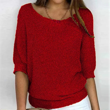 Top en tricot détendu