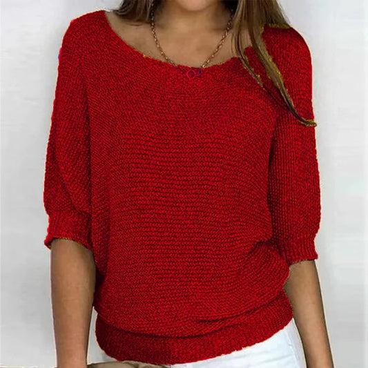 Top en tricot détendu