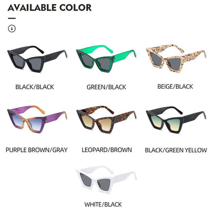 Lunettes de soleil oversize en forme d'œil de chat