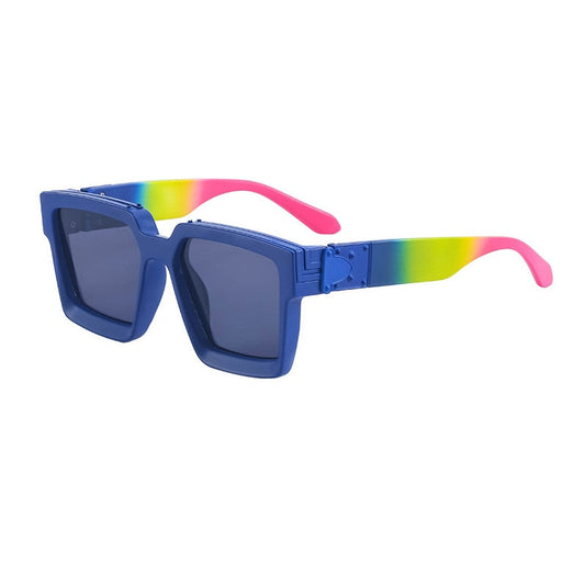 Lunettes de soleil carrées teintées aux normes modernes