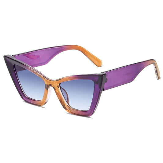 Lunettes de soleil oversize en forme d'œil de chat