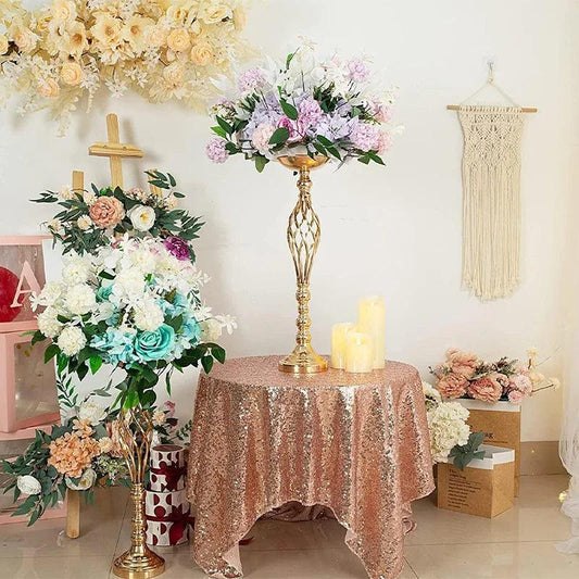 Bougeoir de Table en Or Élégant – Support de Bougie Luxueux pour Décoration de Maison & Événements