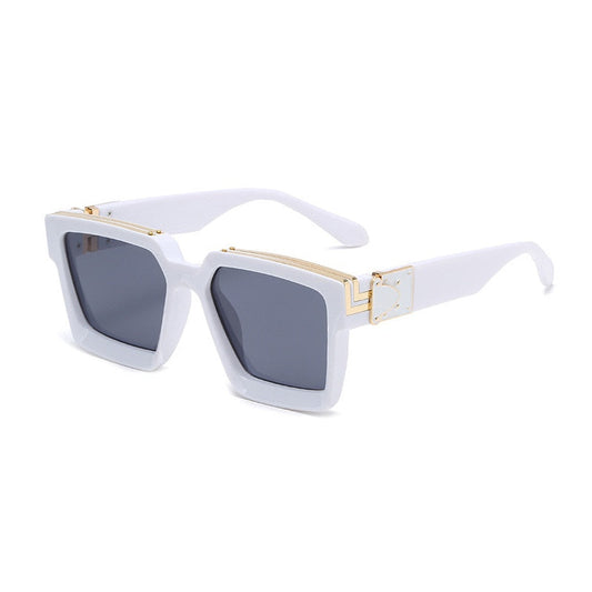 Lunettes de soleil carrées teintées aux normes modernes