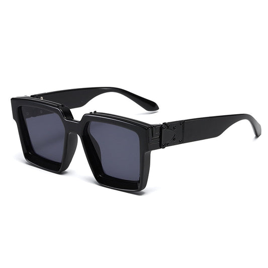 Lunettes de soleil carrées teintées aux normes modernes
