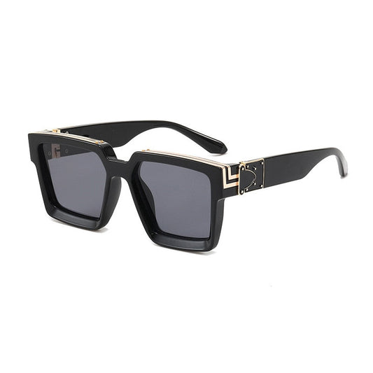 Lunettes de soleil carrées teintées aux normes modernes
