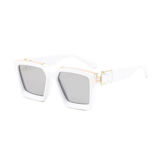Lunettes de soleil carrées teintées aux normes modernes