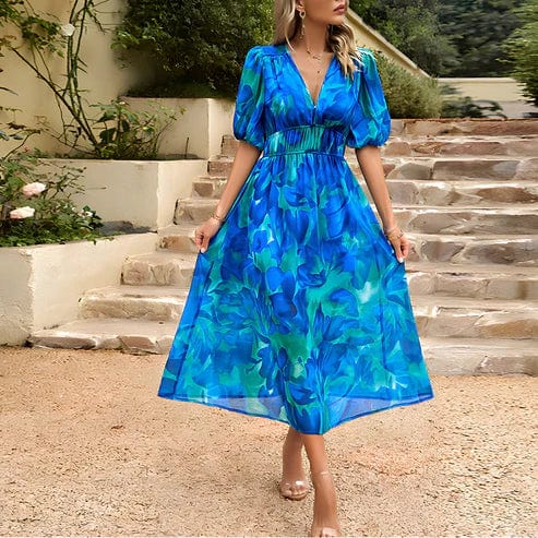 Robe Midi Élégante en Polyester – Femme – Céline