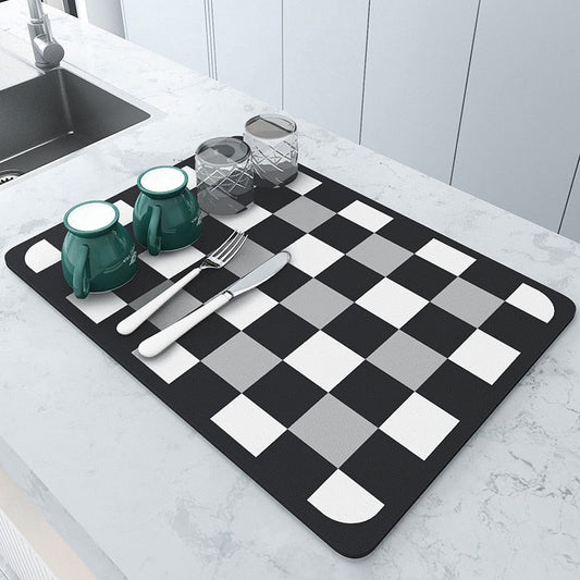 SplashGuard Super Absorbante Tapis de Cuisine – Gardez vos surfaces de travail sèches et propres
