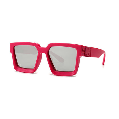 Lunettes de soleil carrées teintées aux normes modernes
