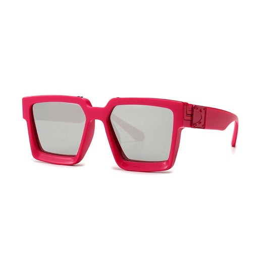 Lunettes de soleil carrées teintées aux normes modernes