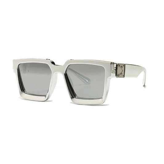 Lunettes de soleil carrées teintées aux normes modernes