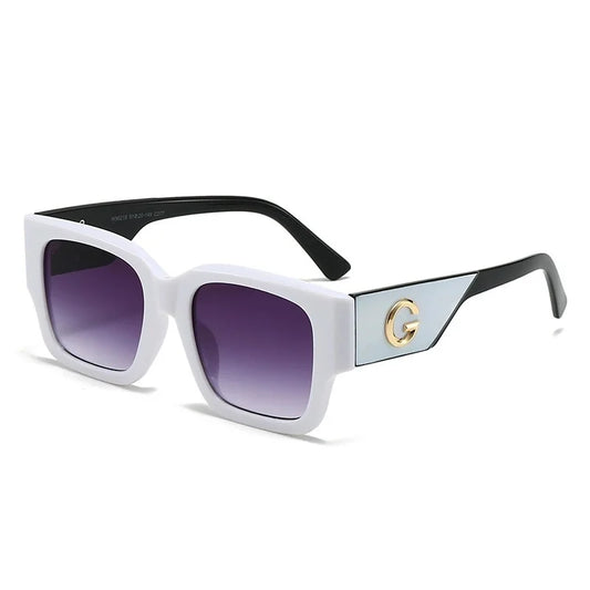 Elisa - Lunettes de soleil élégantes carrées avec cadre épais