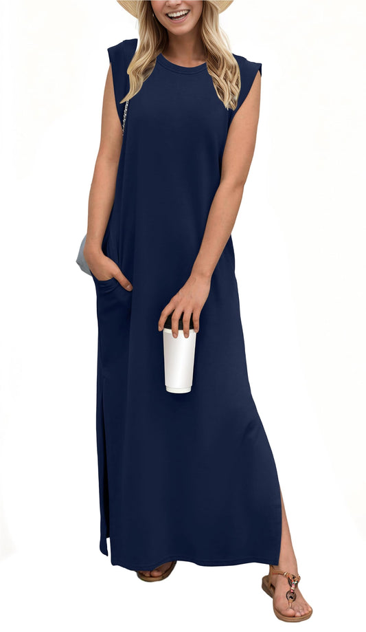 Variant image for Robe Longue Femme | Robe Longue Été Idéale Pour Les Journées Ensoleillées | Sophie-31