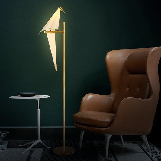 Lampe à oiseaux magnétique Samuel – Lampe LED moderne au design origami pour un environnement de vie élégant