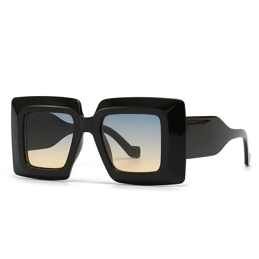 Lunettes de soleil carrées vintage surdimensionnées
