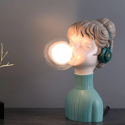 Lampe LED Bubble Gum Girl exclusive - Lumière décorative unique pour intérieurs modernes