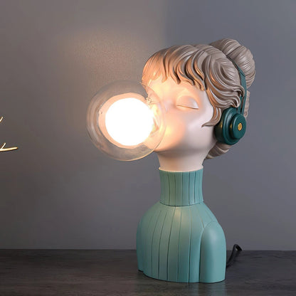 Lampe LED Bubble Gum Girl exclusive - Lumière décorative unique pour intérieurs modernes