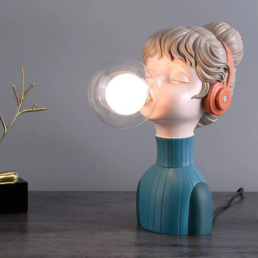 Lampe LED Bubble Gum Girl exclusive - Lumière décorative unique pour intérieurs modernes