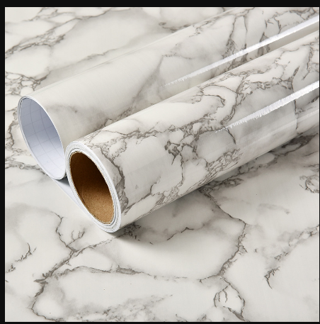 Film autocollant effet marbre imperméable – Protection de luxe pour vos surfaces