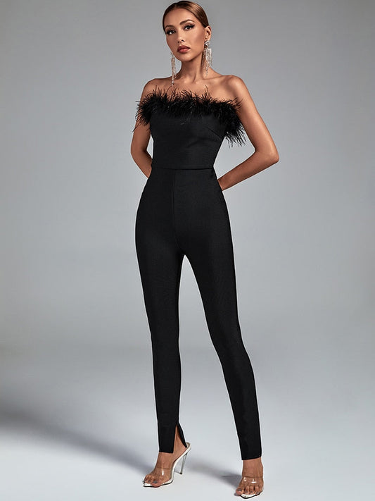 Combinaison de Soirée Élégante en Polyester – Femme – Felicia
