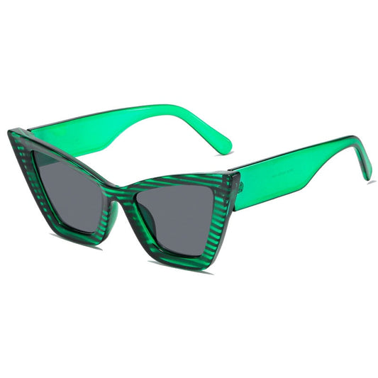 Lunettes de soleil oversize en forme d'œil de chat