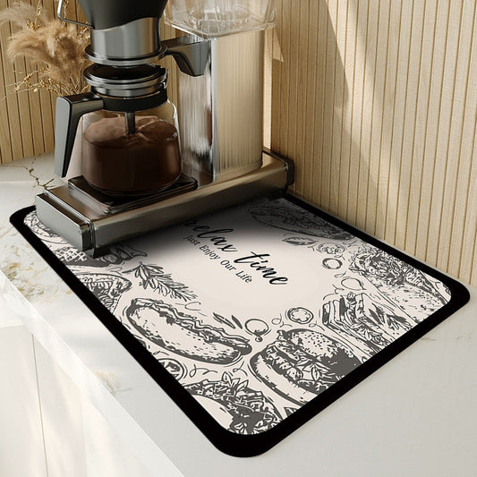 SplashGuard Super Absorbante Tapis de Cuisine – Gardez vos surfaces de travail sèches et propres