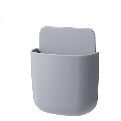 Boîte de rangement autocollante pour télécommandes, téléphones portables et plus – Pas besoin de percer !