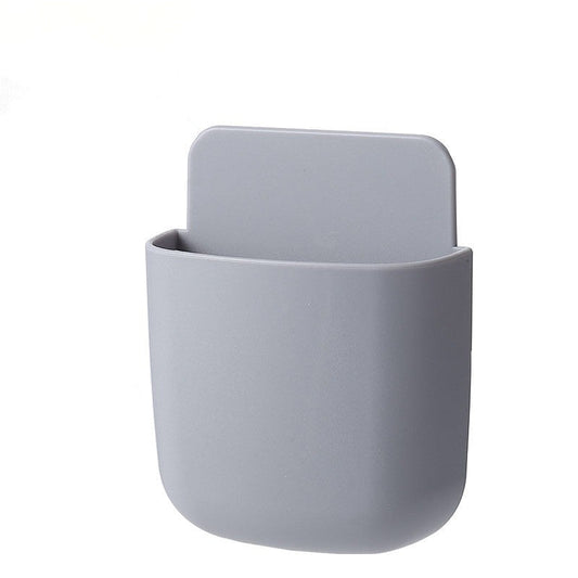 Boîte de rangement autocollante pour télécommandes, téléphones portables et plus – Pas besoin de percer !