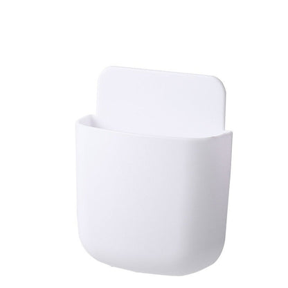 Boîte de rangement autocollante pour télécommandes, téléphones portables et plus – Pas besoin de percer !