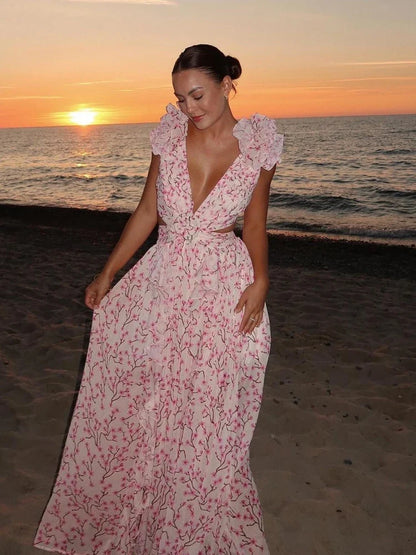 Lexi - Robe maxi élégante sans dos