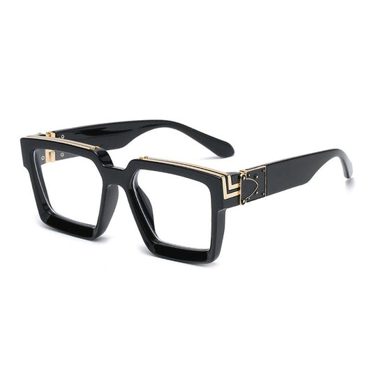 Lunettes de soleil carrées teintées aux normes modernes