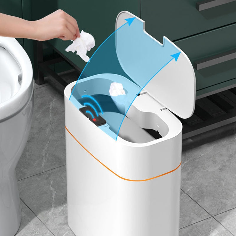 Poubelle Intelligente – Capteur Infrarouge Sans Contact avec Design Moderne
