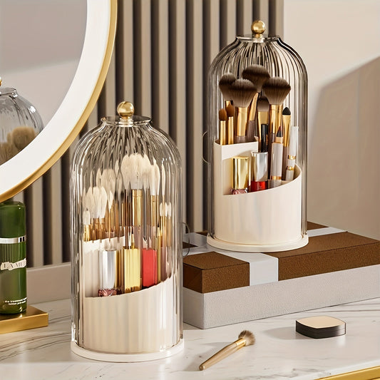 Boîte de rangement de maquillage Sofie rotative – Organisateur 360° pour un accès facile