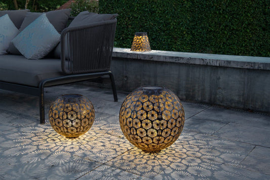 Lanternes Solaires Alice – Design de Boule Antique, Éclairage LED Extérieur Solaire