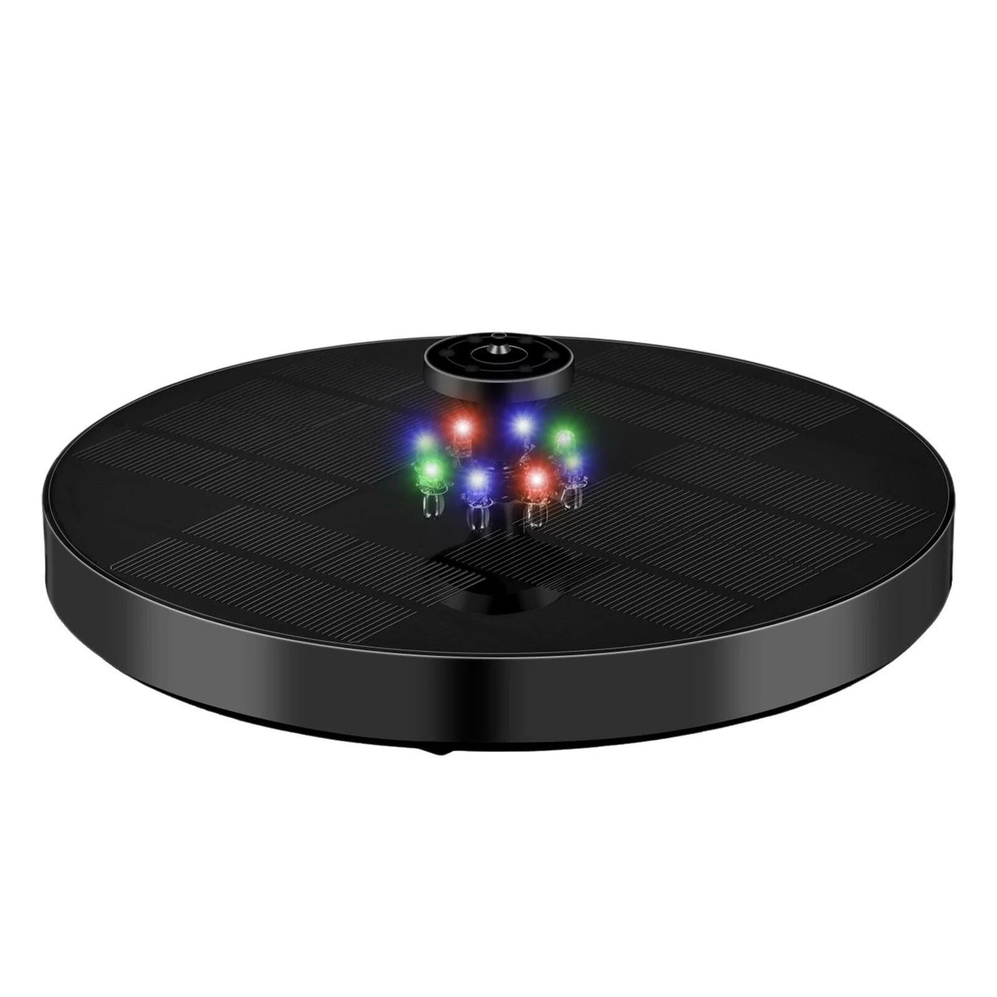 Fontaine flottante solaire avec éclairage LED, décoration écologique pour jardin et piscine