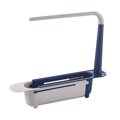 SpaceRack Organisateur de Lavabo Réglable - Étagère de Cuisine Compacte et Durable