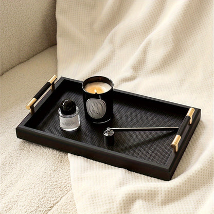 Boîte à bijoux en bois élégante avec poignées – Solution de rangement multifonctionnelle
