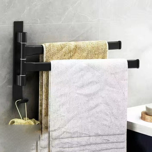 TowelPro Porte-serviettes – Design moderne à 2 bras, gain de place – Durable et élégant