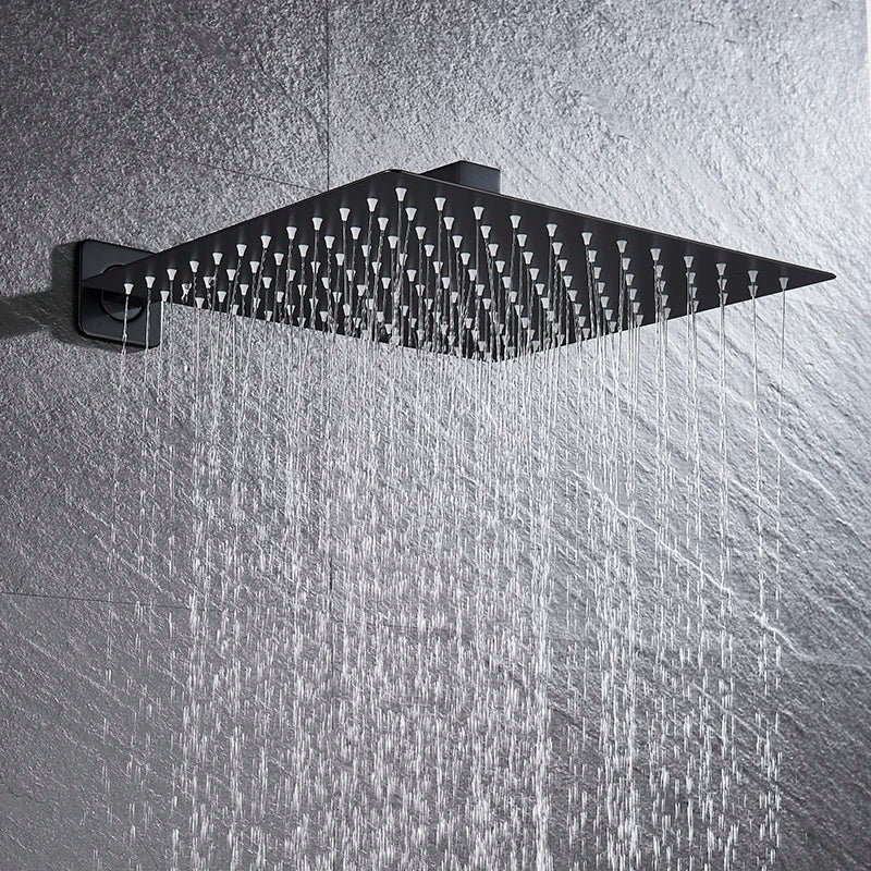 Ultra-Fin Douche Pluviale Dorée – Douche Carrée en Acier Inoxydable Réglable