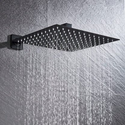 Ultra-Fin Douche Pluviale Dorée – Douche Carrée en Acier Inoxydable Réglable