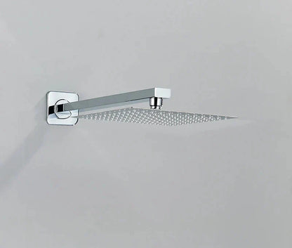 Ultra-Fin Douche Pluviale Dorée – Douche Carrée en Acier Inoxydable Réglable