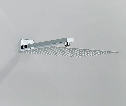 Ultra-Fin Douche Pluviale Dorée – Douche Carrée en Acier Inoxydable Réglable