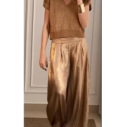 Tahnee | Ensemble élégant composé d'un haut et d'un pantalon