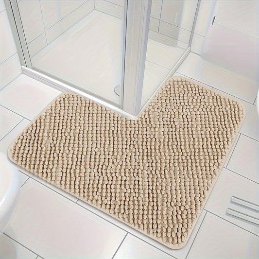 Améliorez votre salle de bain avec le tapis de douche d'angle Noa - Design L luxueux pour style et fonctionnalité