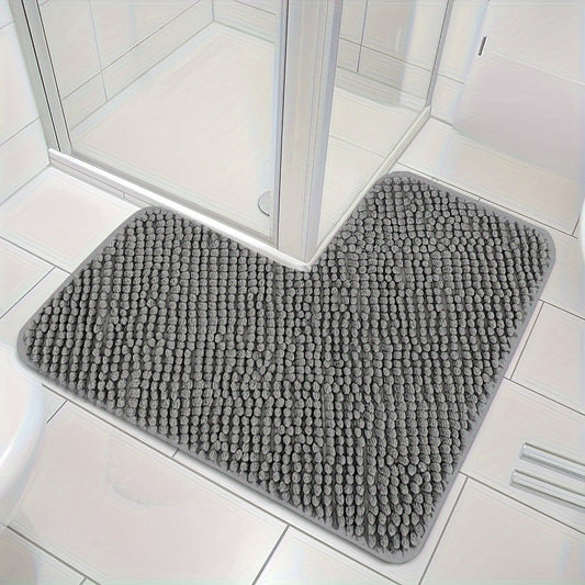 Améliorez votre salle de bain avec le tapis de douche d'angle Noa - Design L luxueux pour style et fonctionnalité