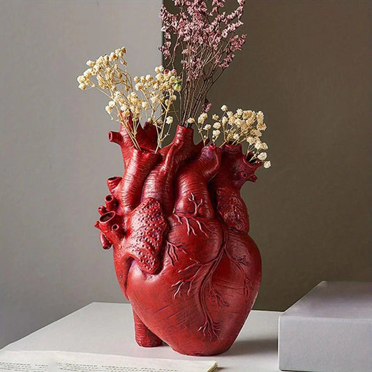 Ajoutez de la chaleur à votre espace avec le vase décoratif en forme de cœur