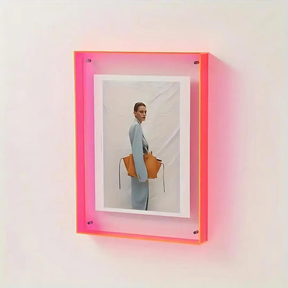 Cadre Photo Transparent Acrylique - Élégance Moderne pour Vos Souvenirs
